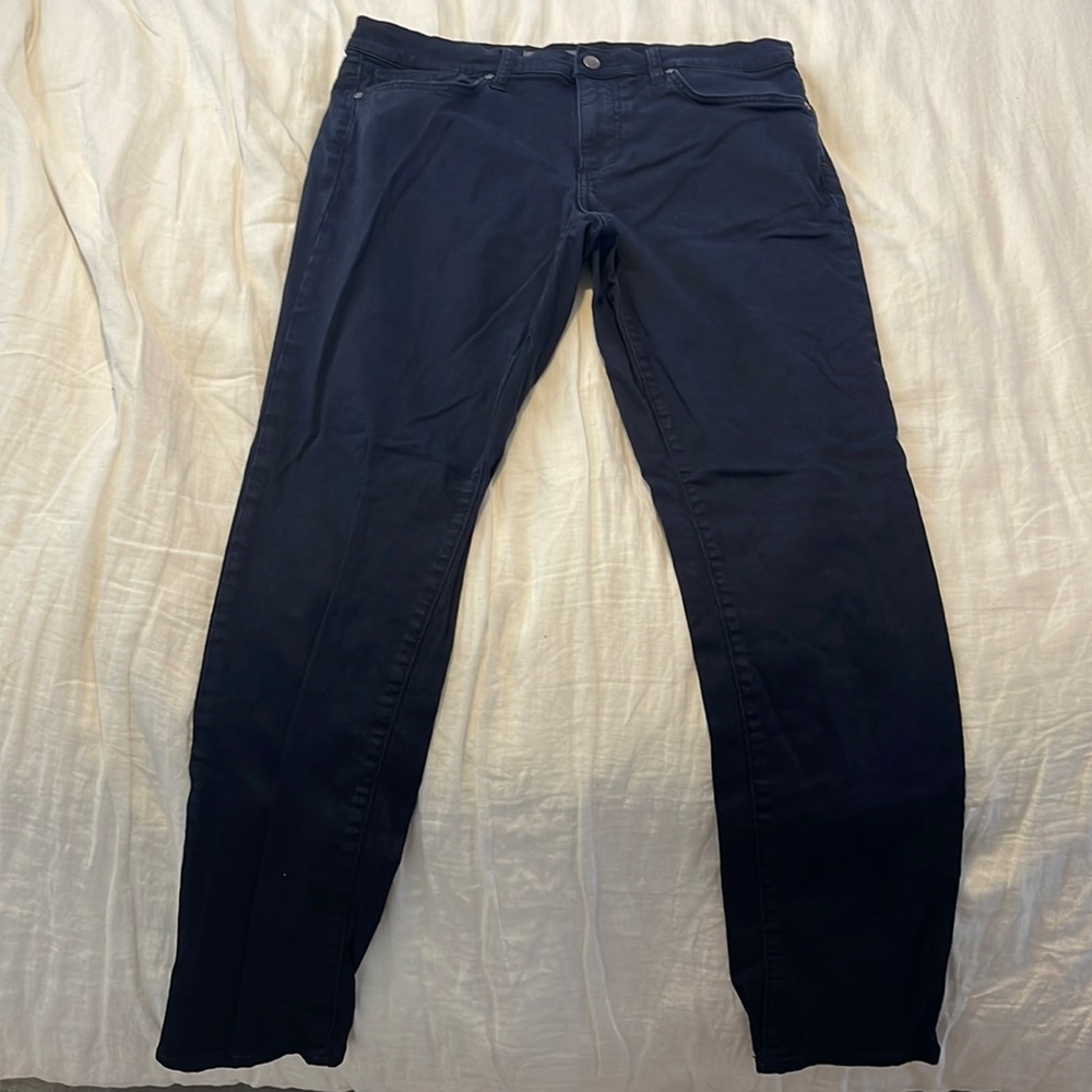 Joes mens dark navy blue wash jeans